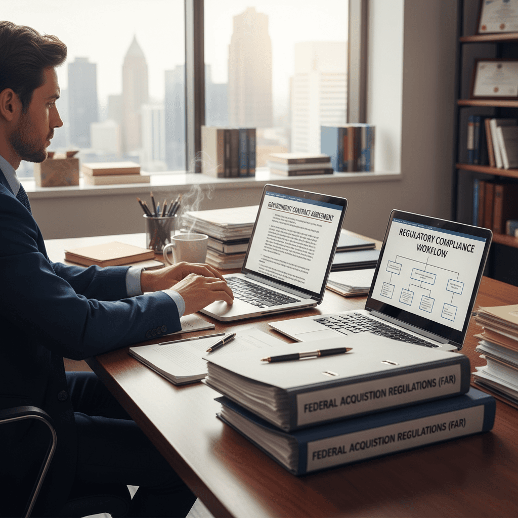 Government contracting support and navigation