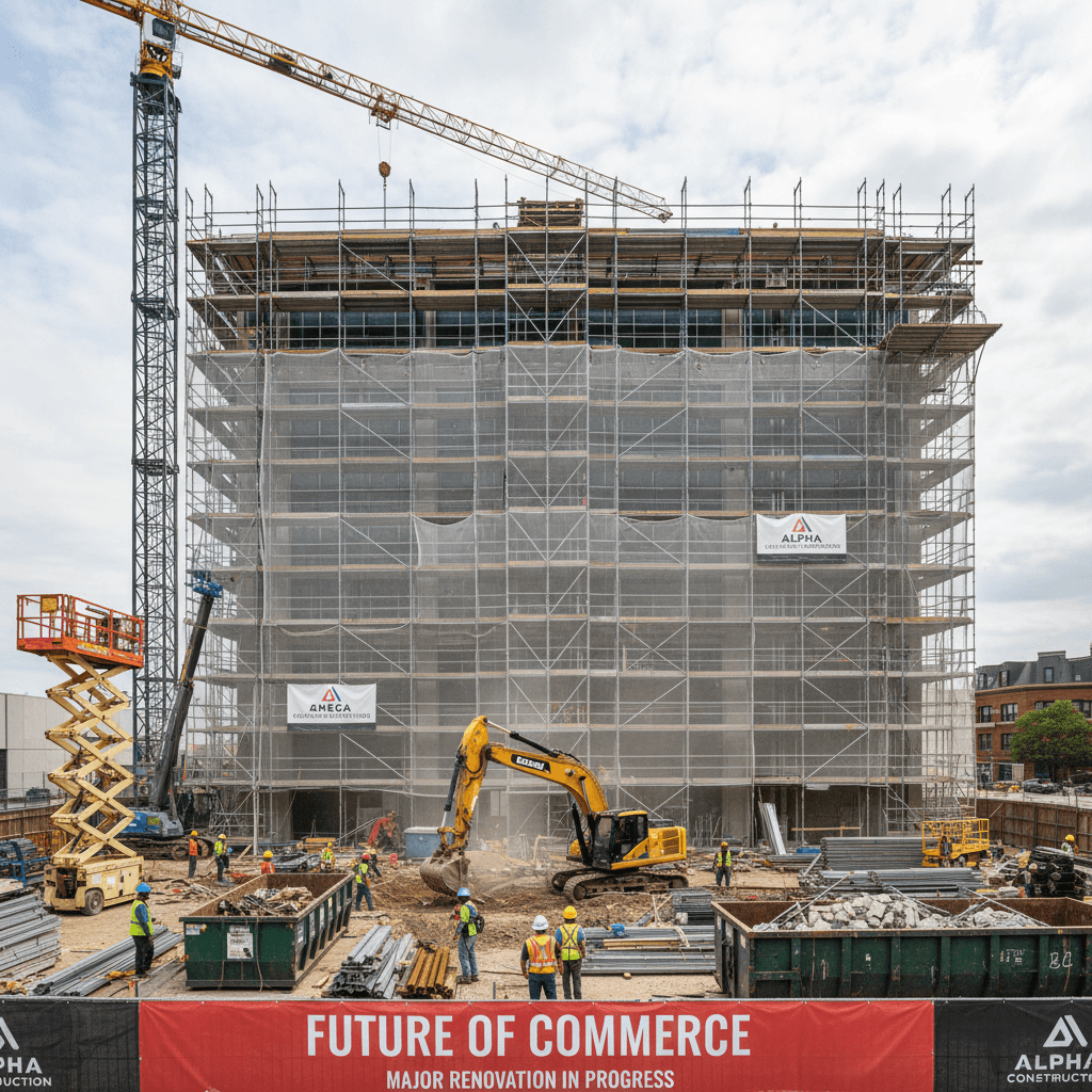 Commercial construction project management coordination